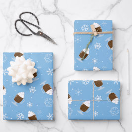 Heiße Schokolade Geschenkpapier Set