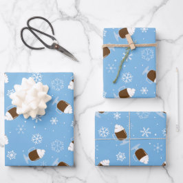 Heiße Schokolade Geschenkpapier Set