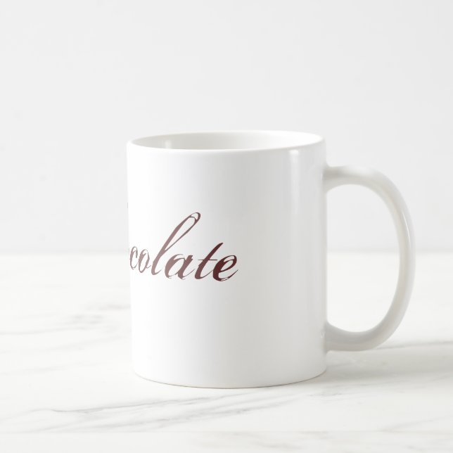 heiße Schokolade Kaffeetasse (Rechts)