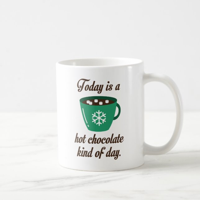 Heiße Schokolade Kaffeetasse (Rechts)