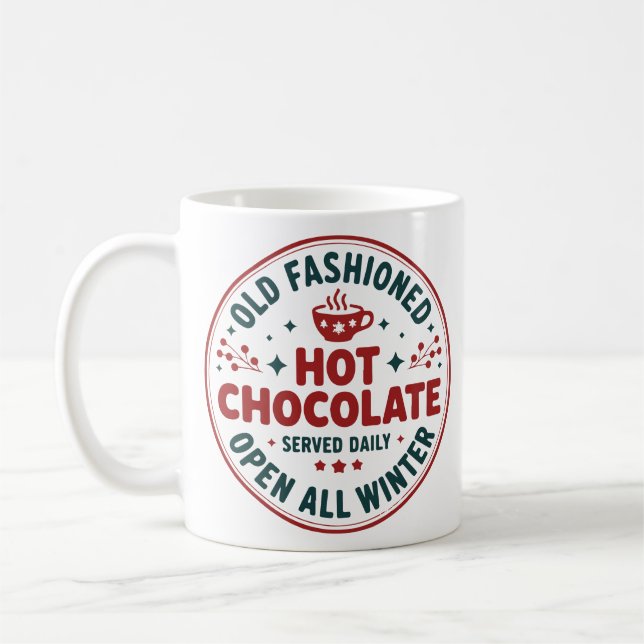 Heiße Schokolade Kaffeetasse (Links)