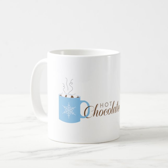 Heiße Schokolade Kaffeetasse (Vorderseite Links)