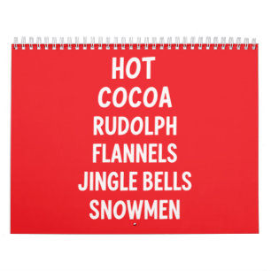 Heiße Schokolade Rudolph Flanell Jingle Bells Sant Kalender