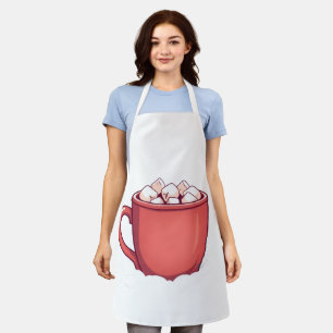 Heiße-Schokolade-Tasse-Schürze  Schürze