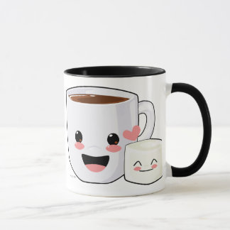 Heiße Schokolade und Eibisch-Tasse Tasse