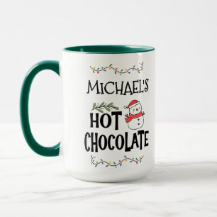 Heiße Schokolade Weihnachten Schneemann & Individu Tasse
