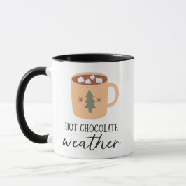 Heiße Schokolade Weihnachten Tasse