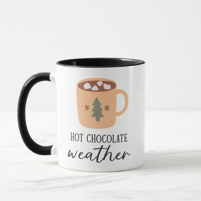 Heiße Schokolade Weihnachten Tasse (Links)