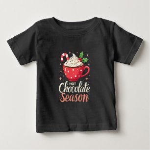 Heiße Schokolade Weihnachtsliebhaber Baby T-shirt