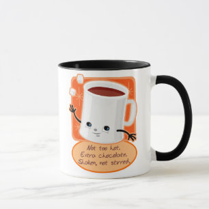 Heiße Schokoladen-Feiertags-Tasse Tasse