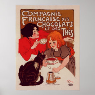 Heiße Schokoladen-Liebhaber-Traum-Druck Poster