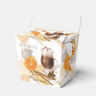 Heiße Schokoladen-Zimt-orange Jahreszeit-Grüße Geschenkschachtel