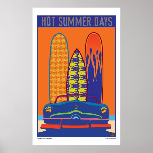 Heiße Sommertage - Poster (Vorne)