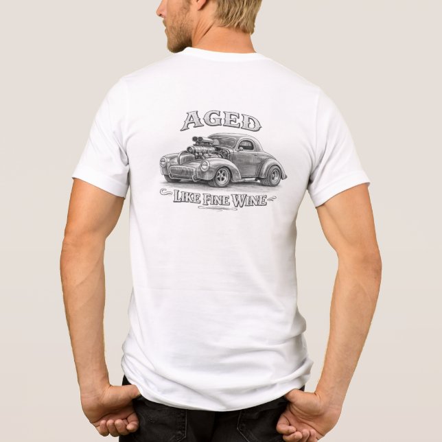 Heiße Stange Tri-Blend Shirt (Rückseite)