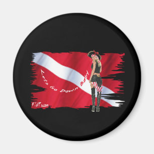 Heiße Tauchen-Babys im Bikini Magnet