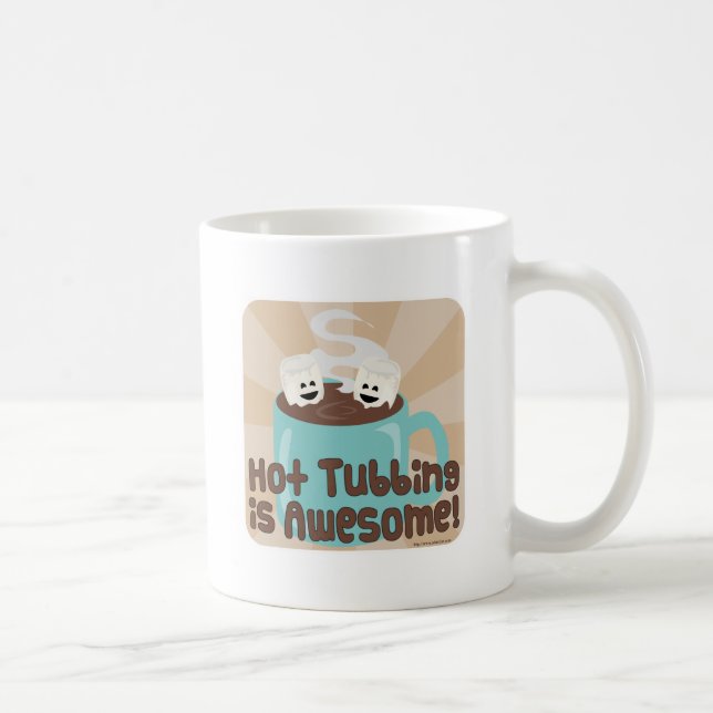 Heiße Tubbing Eibische Kaffeetasse (Rechts)