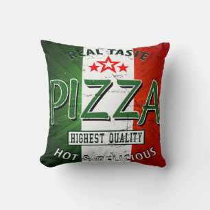 Heiße und köstliche Pizza Kissen