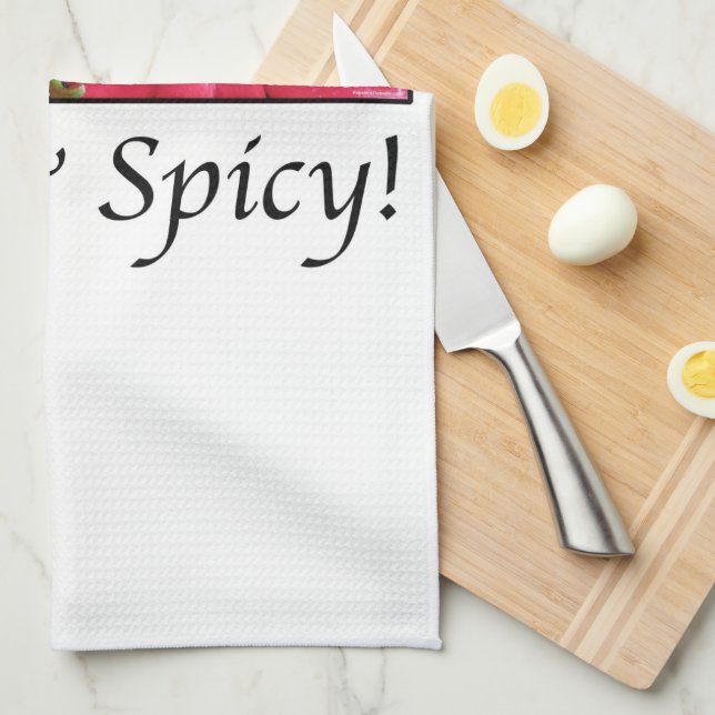 Heiße und scharfe rote Paprikaschoten Küchentuch (Viertel Falte)