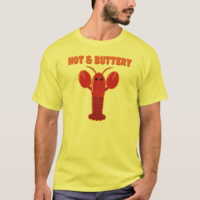 Heiße und schmetterne Hummer T-Shirt (Vorderseite)