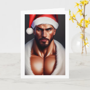 Heiße Weihnachten Santa Claus Karte