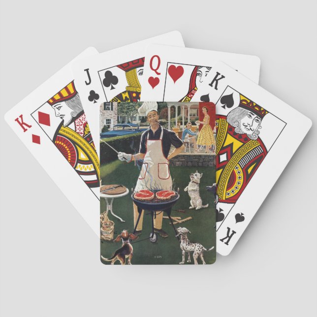 Heiße Würstchen Spielkarten (Rückseite)