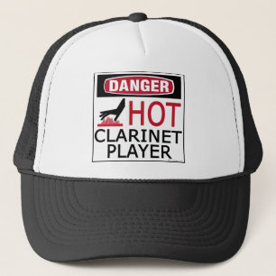 Heißer Clarinet-Spieler Truckerkappe