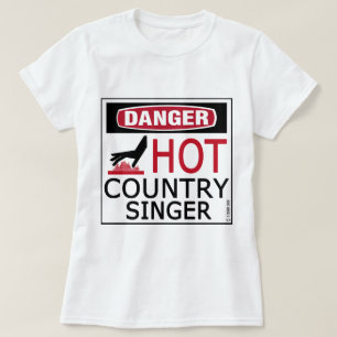Heißer Country-Sänger T-Shirt