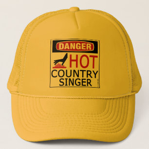 Heißer Country-Sänger Truckerkappe