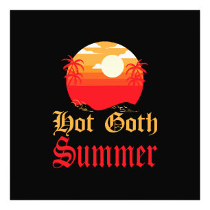 heißer Goth-Sommer  Fotodruck