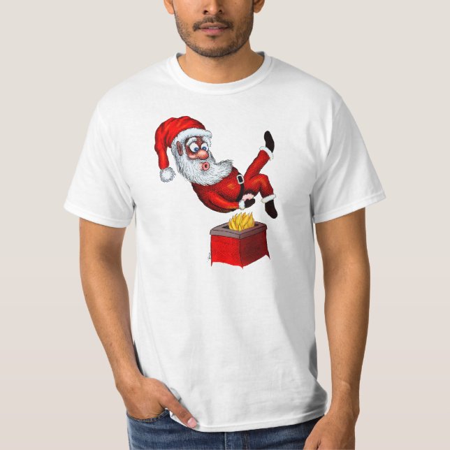 Heißer Hintern Sankt T-Shirt (Vorderseite)