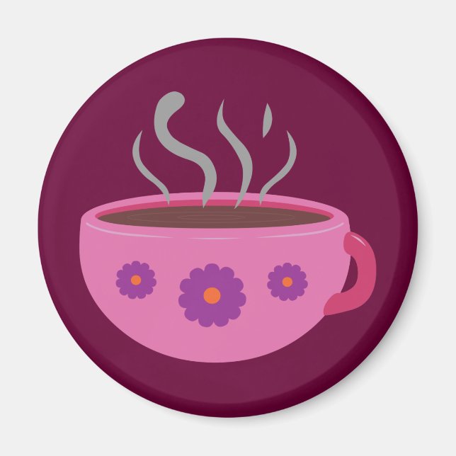 heißer Kaffee Magnet (Vorne)