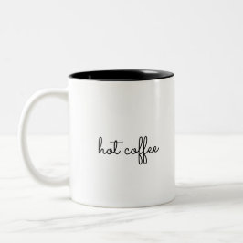 heißer Kaffee Zweifarbige Tasse