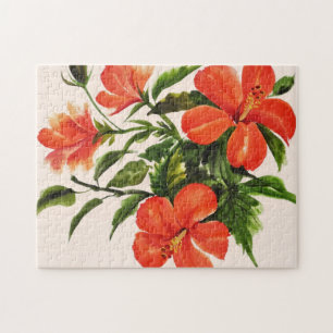 Heißer roter Hibiskus