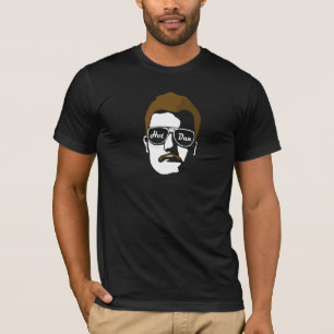 Heißer Schnurrbart DJ heißen Dans - Vorlage T-Shirt