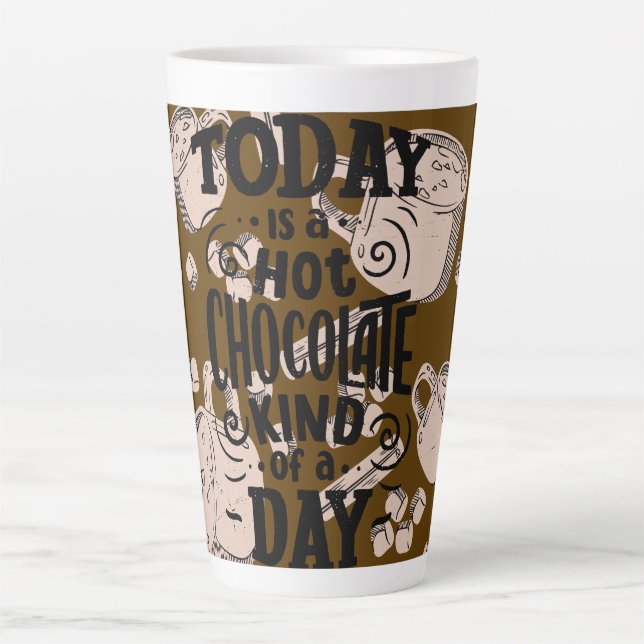 Heißer Schokoladentag Milchtasse (Vorderseite)