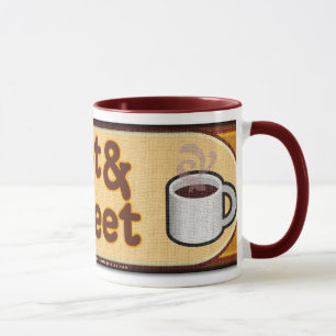 Heißer u. süßer Kaffee Tasse
