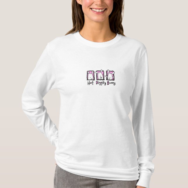 Heißes Diggity Häschen T-Shirt (Vorderseite)