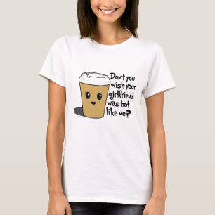 Heißes Kaffee-Shirt T-Shirt