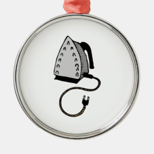 Heißes Kleidungs-Eisen Silbernes Ornament