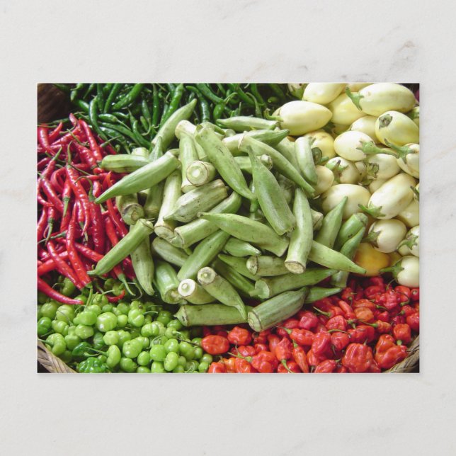 Heißes Material - afrikanische Postkarte (Vorderseite)