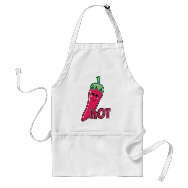 Heißes Rosa-Chili-Pfeffer Schürze (Vorne)