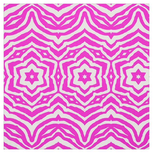 Heißes Rosa Fuschia Stoff (Muster)