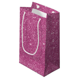 Heißes Rosa-Glitzer-Glitzern Kleine Geschenktüte