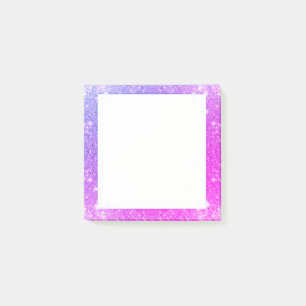 Heißes Rosa-lila Post-it Klebezettel