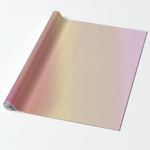Heißes Rosa, Orange und Gelb - Farbverlauf - Fett Geschenkpapier