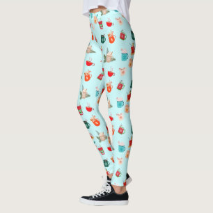 heißes schokoladenfestes Kakao hässliches Party Leggings