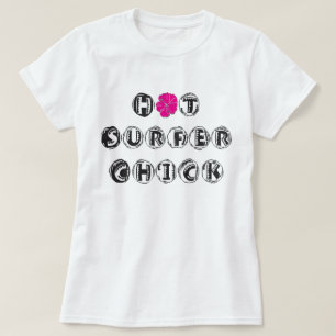 Heißes Surfer-Küken T-Shirt