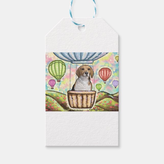 - Heißhaarballon Geschenkanhänger (Vorderseite)