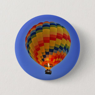 Heißluft-Ballon-Bienen - Button