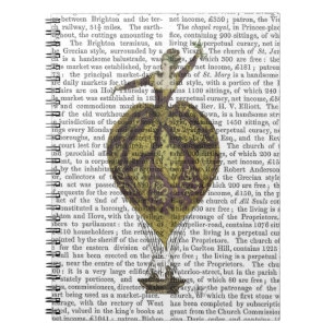 Heißluft-Ballon-Frau 1 Notizblock